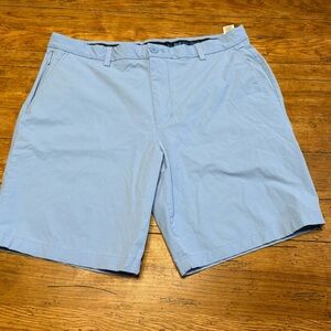 VV Gorpcore Pastel Blue Flat Front OTG  Golf Trekking Stretch Shorts